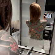 渾身刺青 8+9風格  資料：160/45/D   20歲